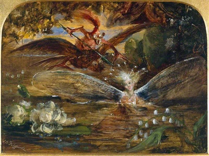 The Fairy’s Lake — John Anster Fitzgerald