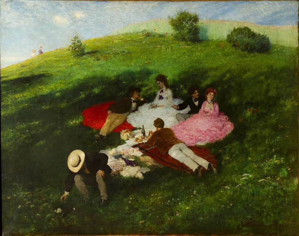 Picnic in May — Pál Szinyei Merse