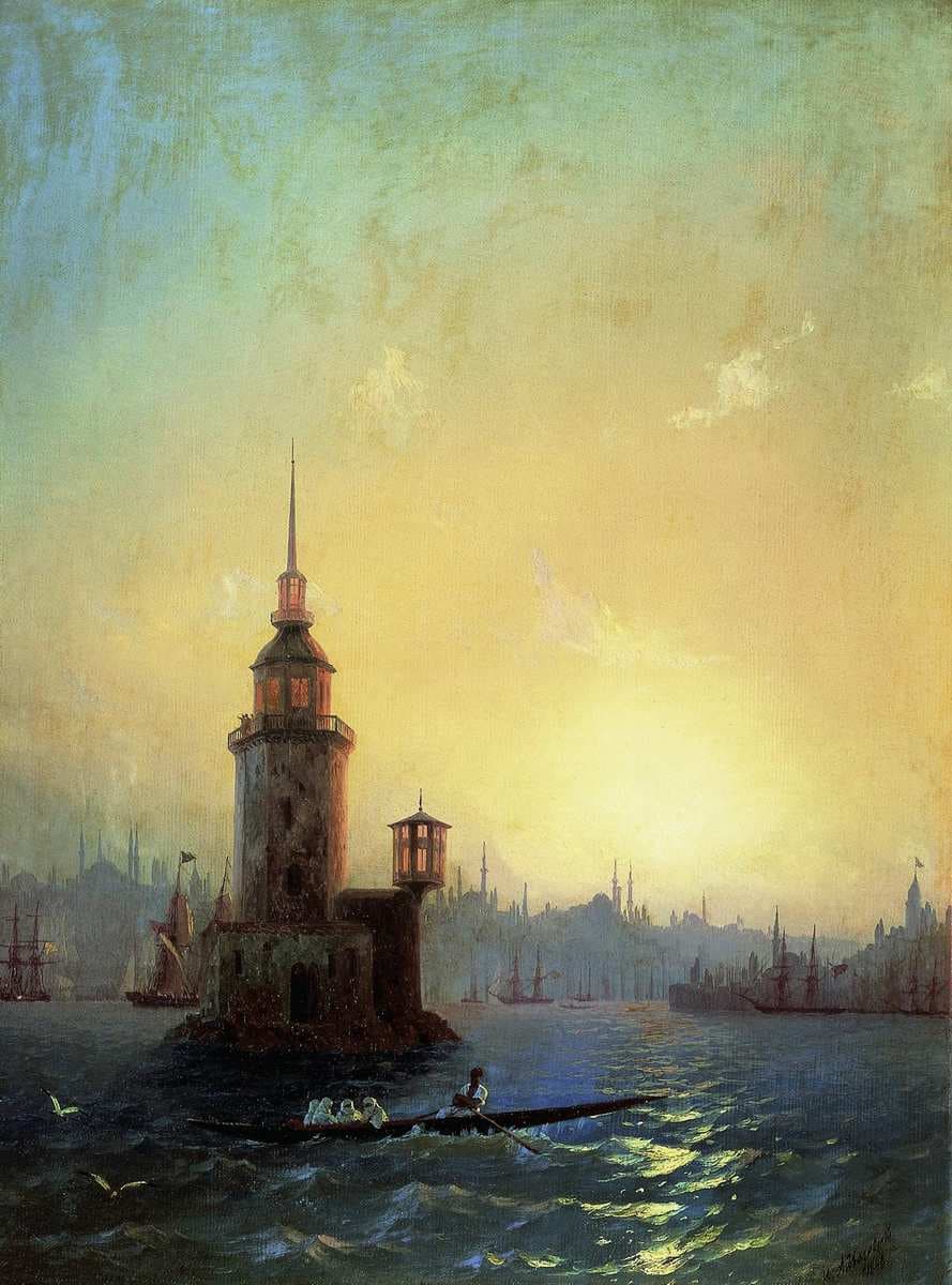 The Maiden's Tower — Ivan Aivazovsky