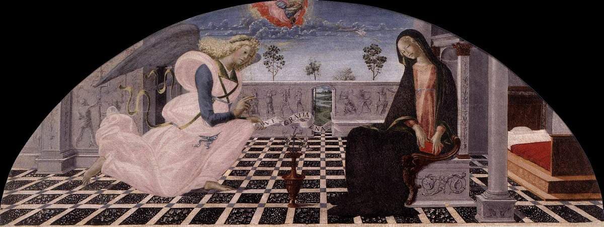 The Annunciation — Neroccio di Bartolomeo de' Landi