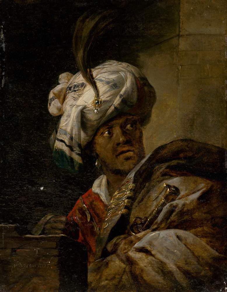Oriental in a Turban — Aert Jansz Marienhof