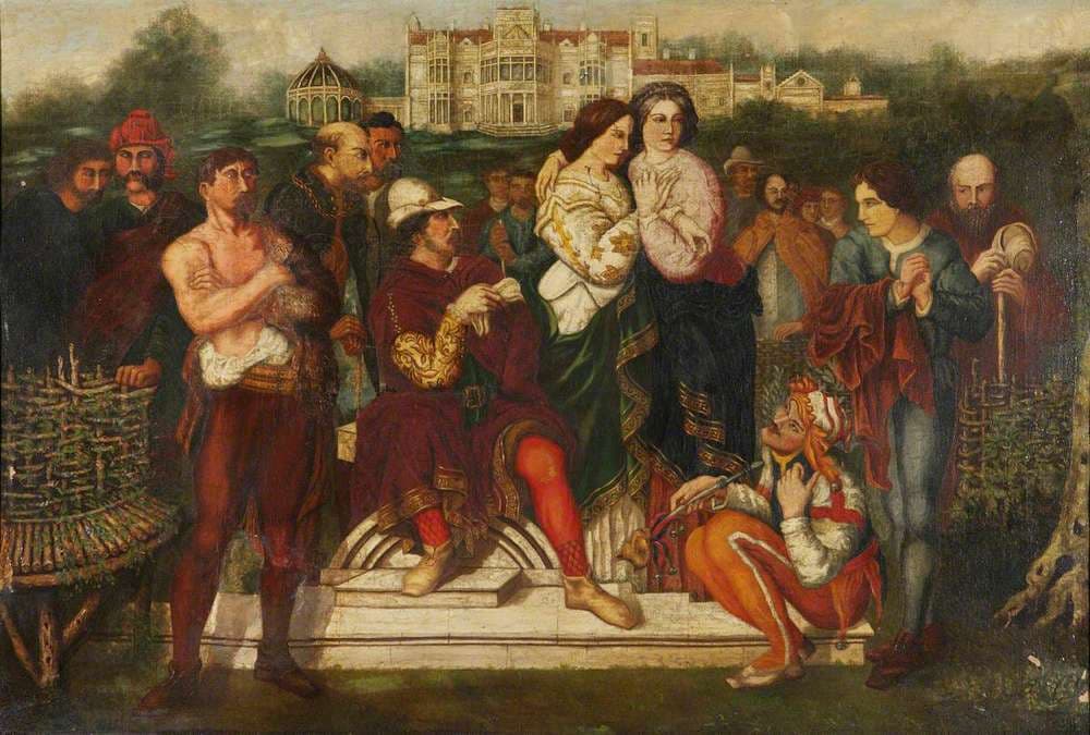 Orlando about to engage with Charles the Wrestler, a Scene from Shakespeare's As You Like It — Charles Hunt