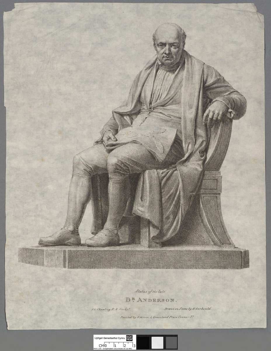 Statue of the late Dr. Anderson — Henry Corbould