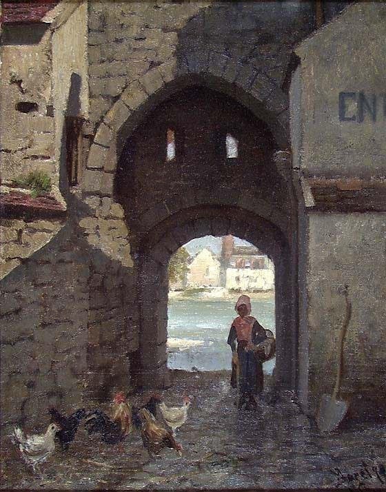 Citygate in Moret-sur-Loing — Frederik Collett