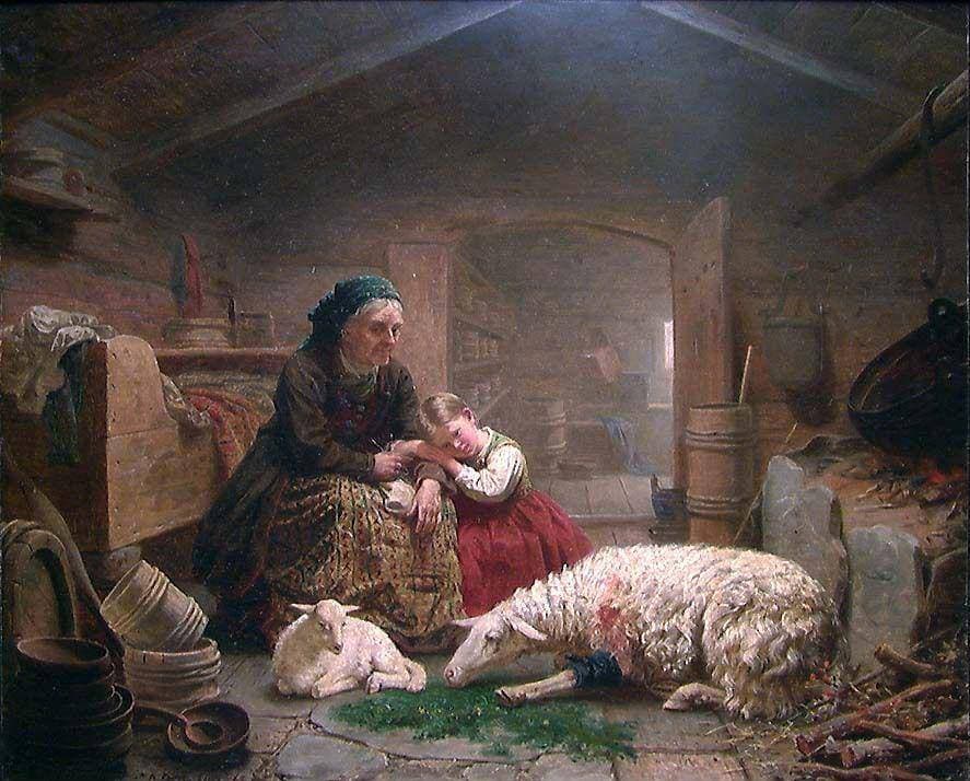 The wounded Lamb — Knud Bergslien