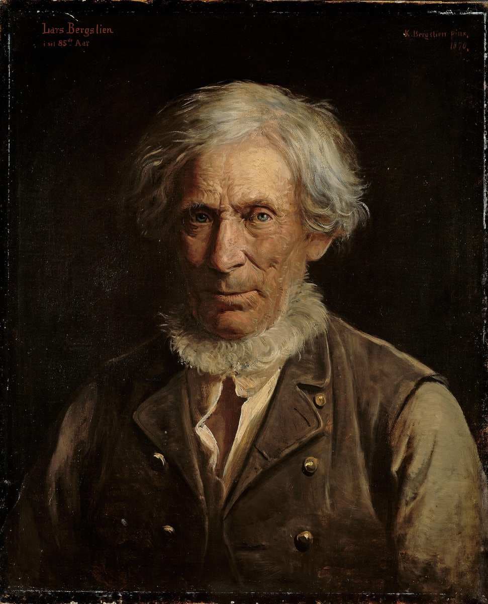 The Artist's Father, Lars Bergslien — Knud Bergslien