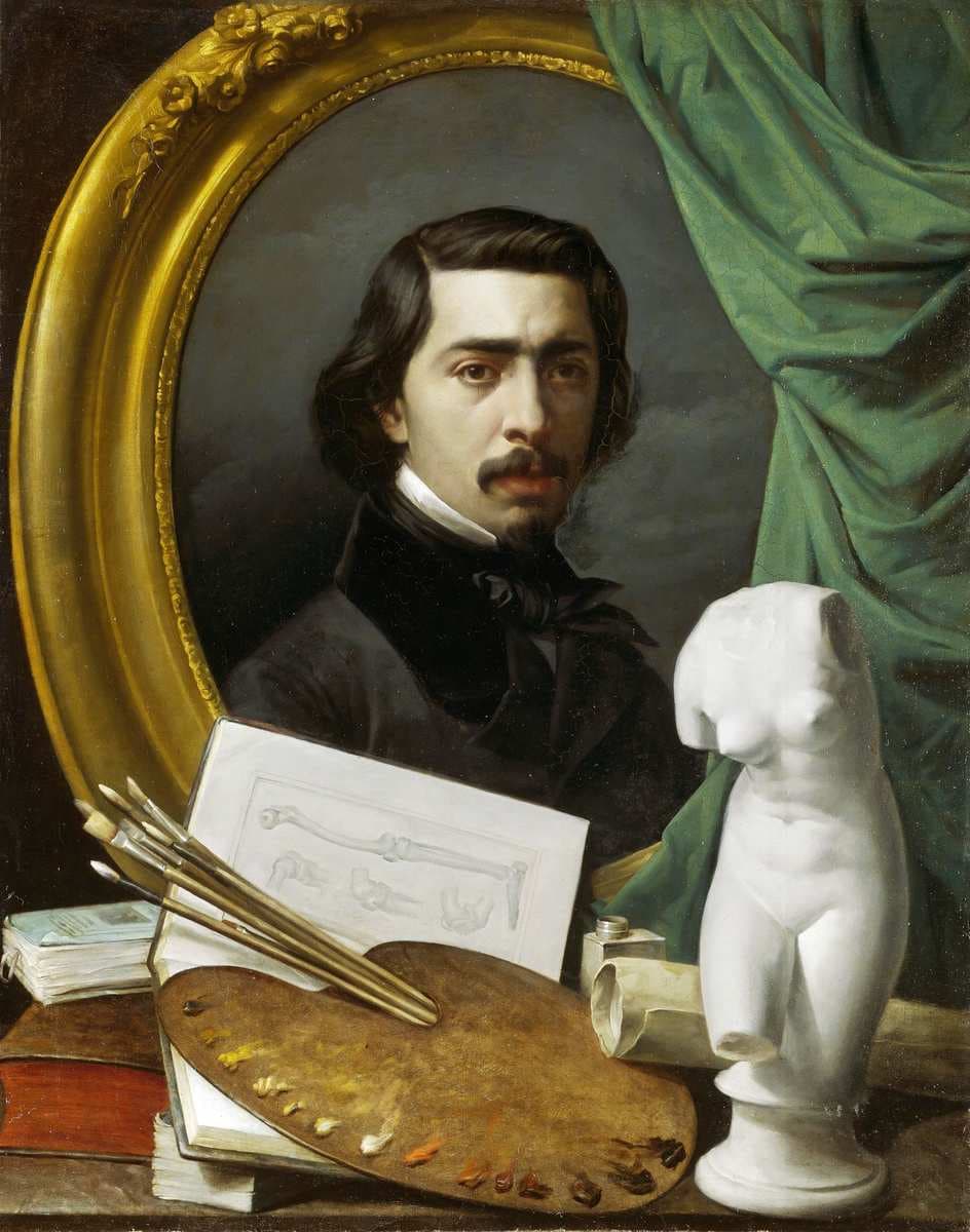 Self-portrait — Carlos Esquivel y Rivas