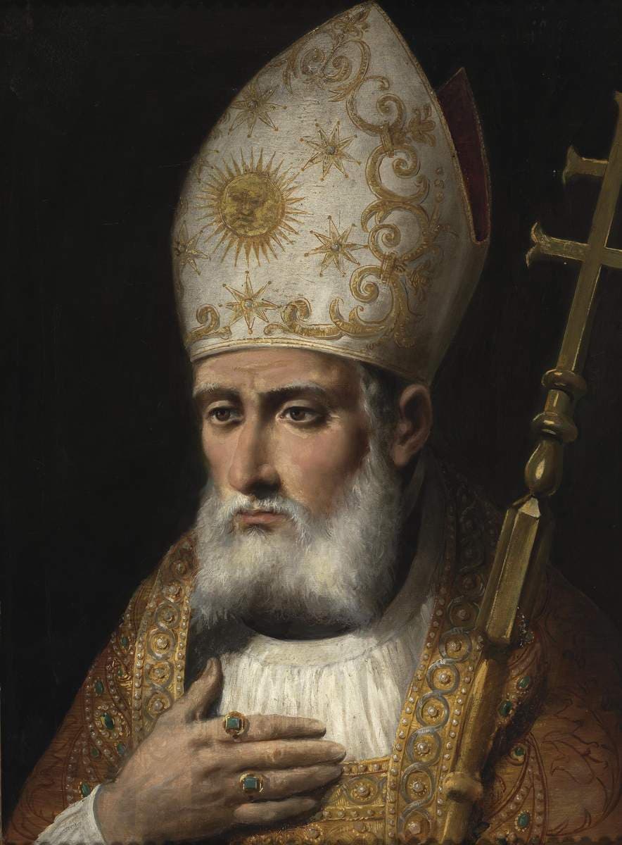 El patriarca san Juan de Ribera (copia) — Salvador Martínez Cubells
