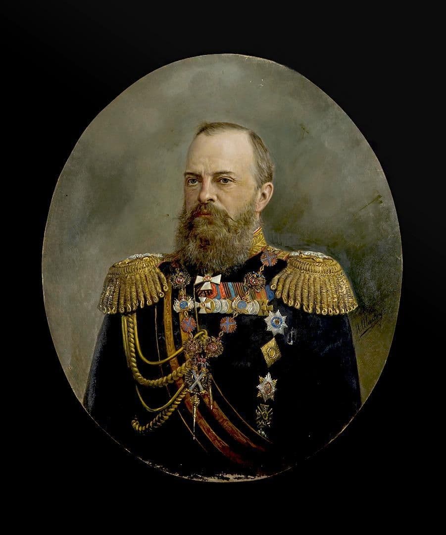 Portrait of Grand Duke Mikhail Nikolayevich — Nikolay Shilder