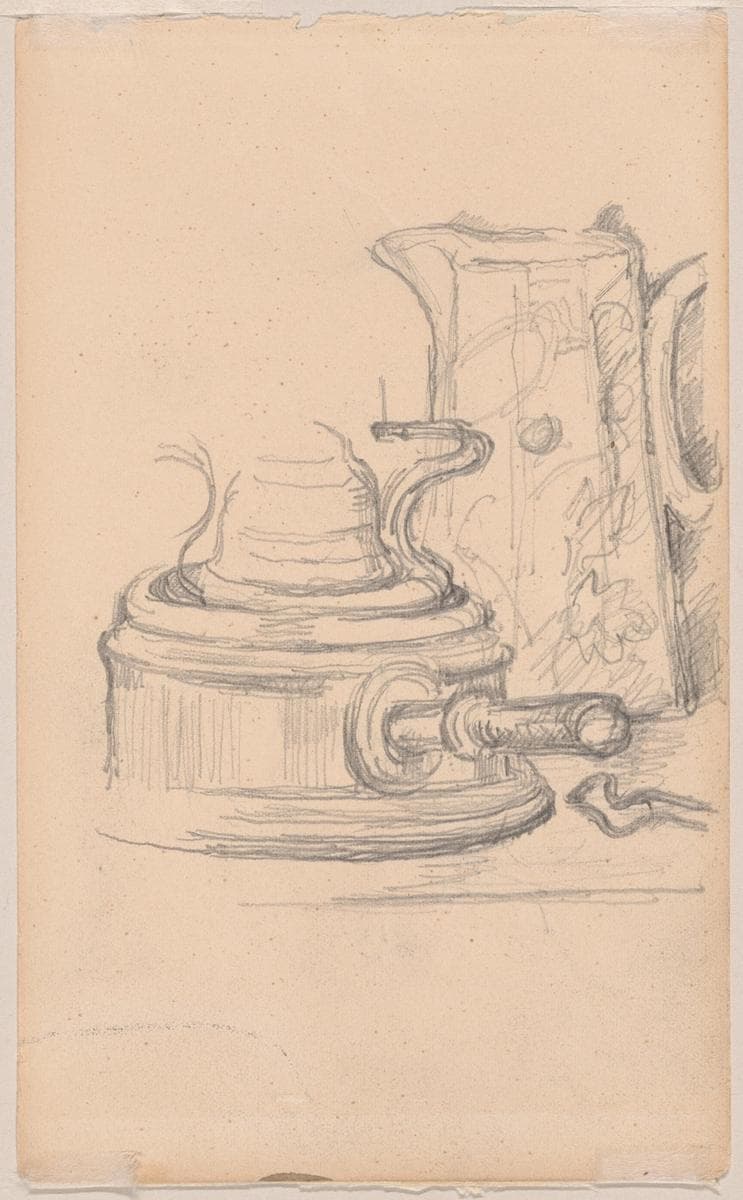 Milk Jug and Spirit Stove — Paul Cézanne