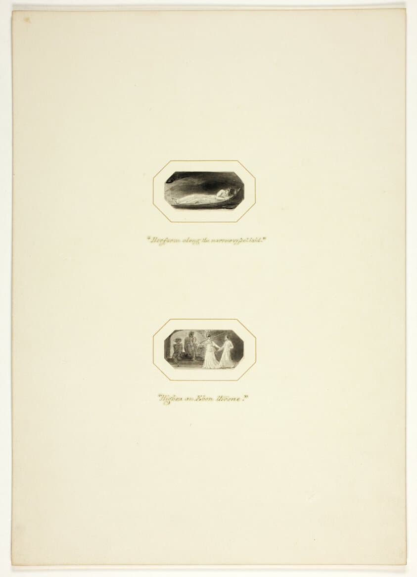 Study for a plate from The Triumphs of Temper, in the 1796 Royal Engagements Pocket Book — Thomas Stothard