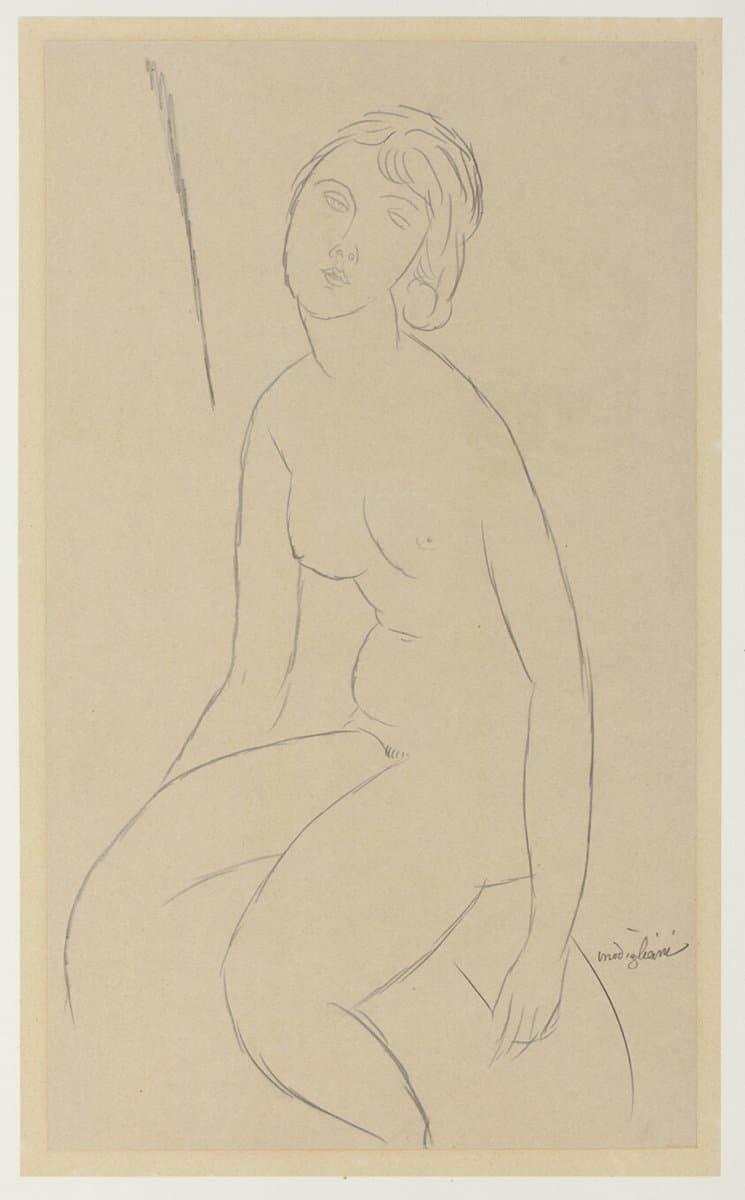 Seated Nude — Amedeo Modigliani