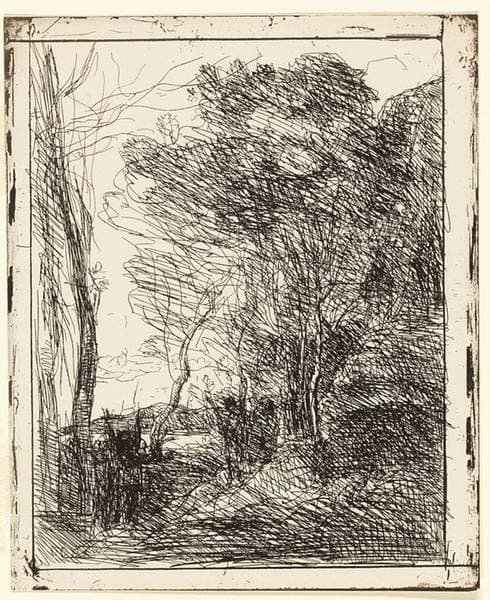 The Gallic Clearing — Jean-Baptiste-Camille Corot