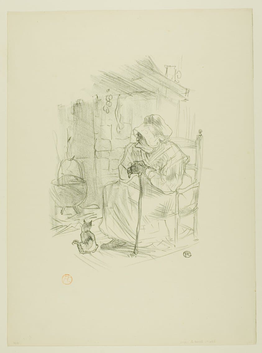 The Secret, from Mélodies de Désiré Dihau — Henri de Toulouse-Lautrec