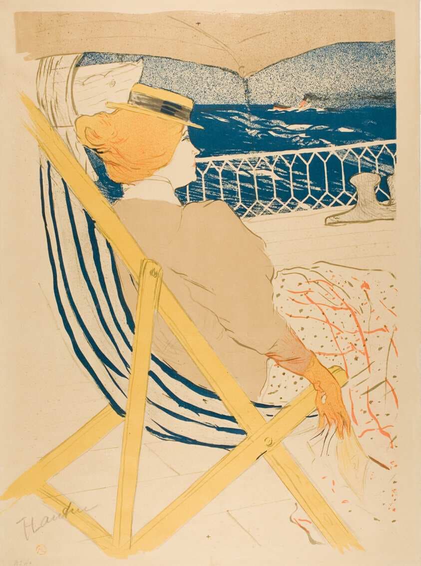 The Passenger in Cabin 54—Cruise — Henri de Toulouse-Lautrec
