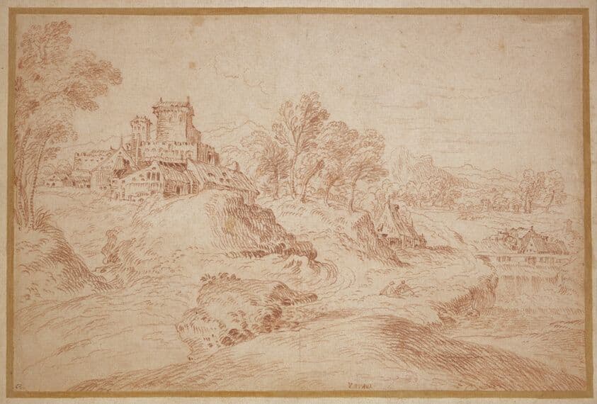 Landscape with a Castle — Jean-Antoine Watteau
