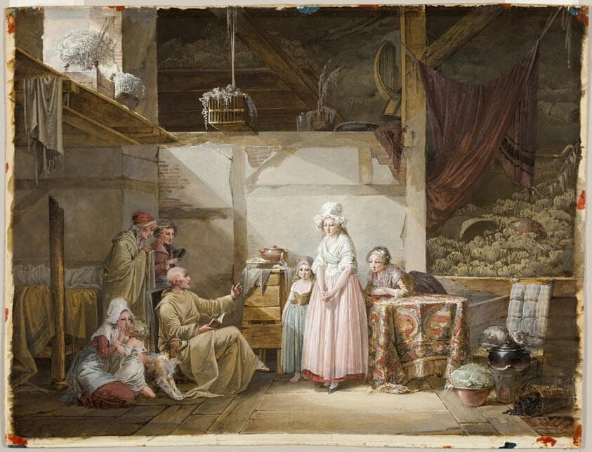 The Evening Prayer — Jean-Baptiste Mallet