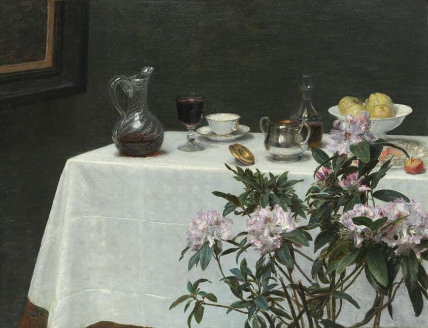 Still Life: Corner of a Table — Henri Fantin-Latour