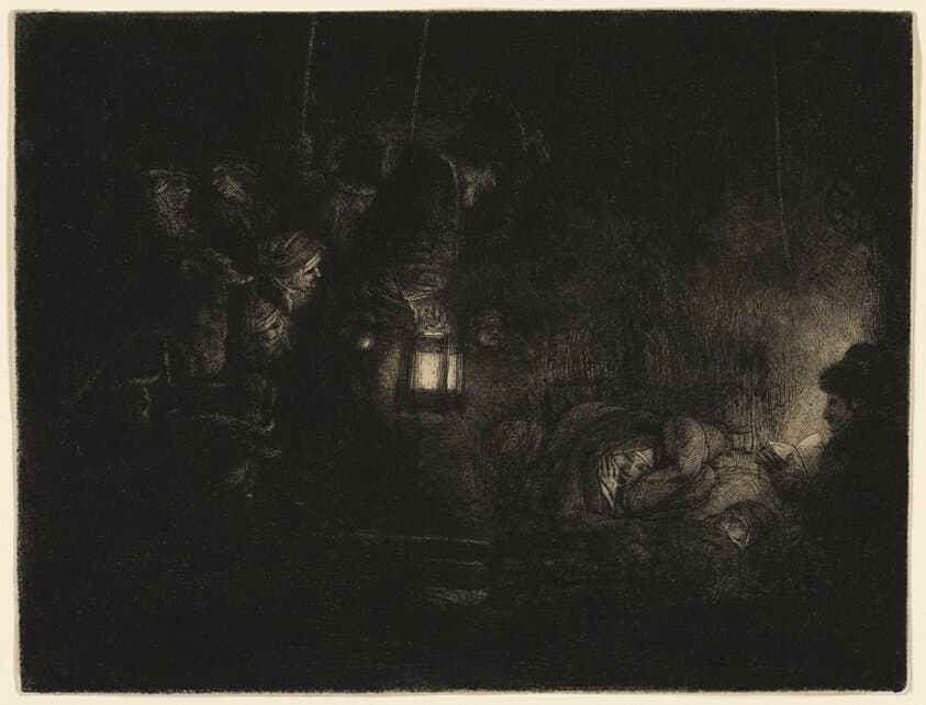 The Adoration of the Shepherds: A Night Piece — Rembrandt van Rijn