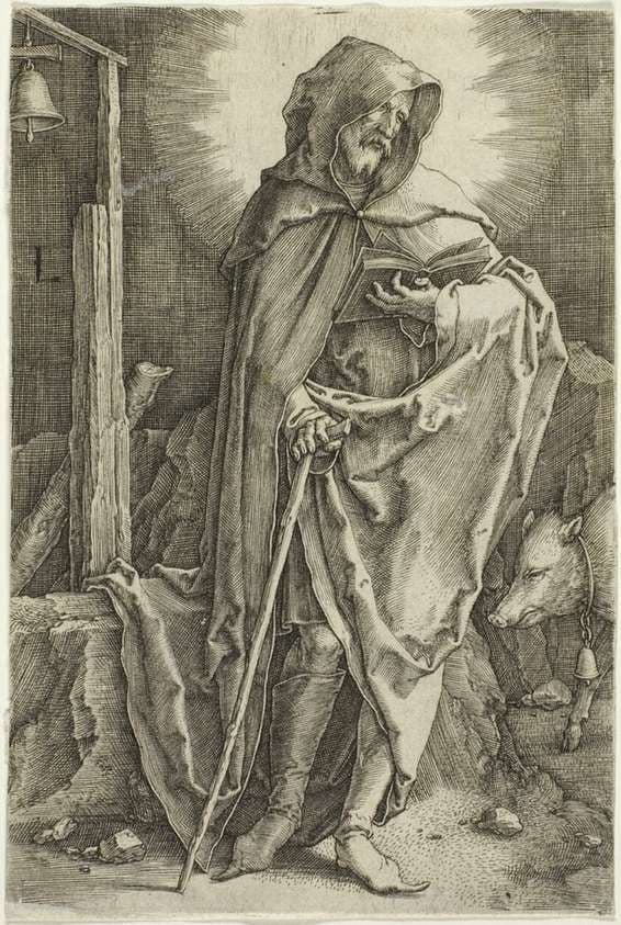 Saint Anthony — Lucas van Leyden