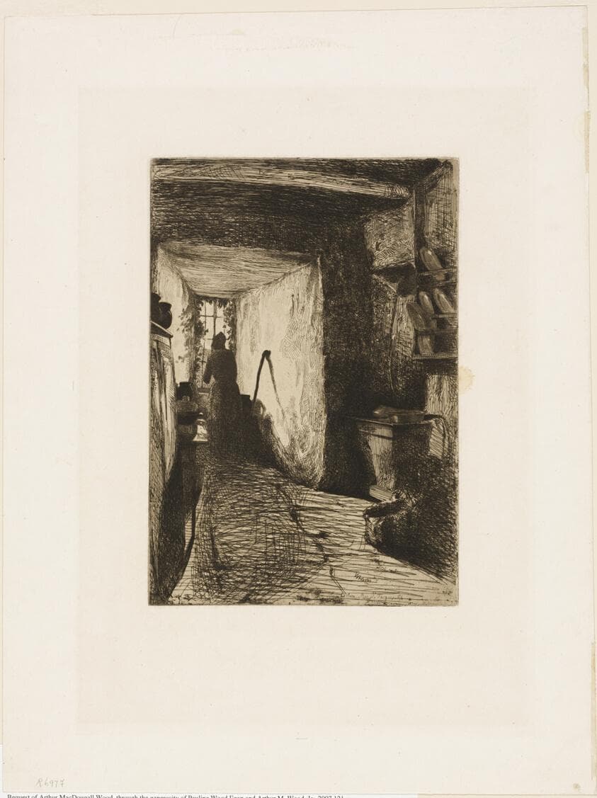 The Kitchen — James Abbott McNeill Whistler