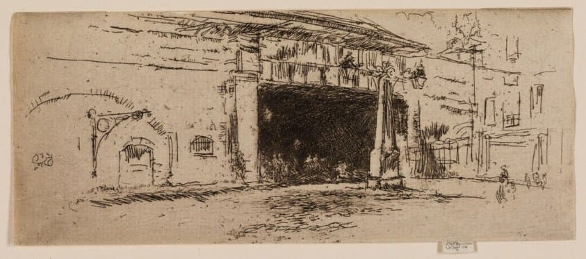 Railway Arch, American Square — James Abbott McNeill Whistler