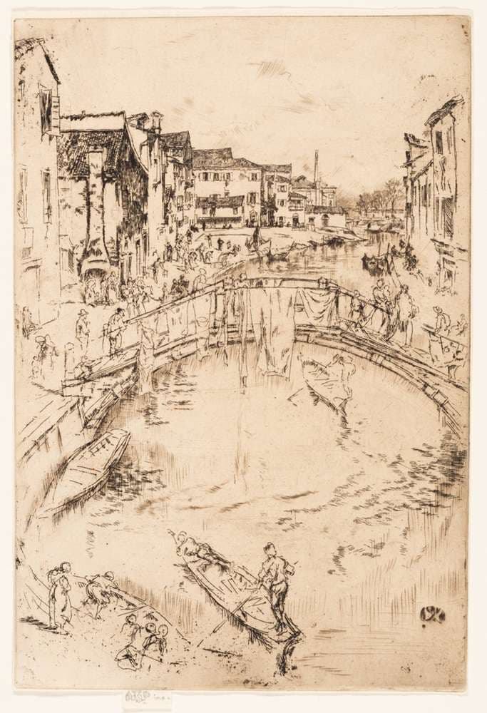 The Bridge, Santa Marta — James Abbott McNeill Whistler