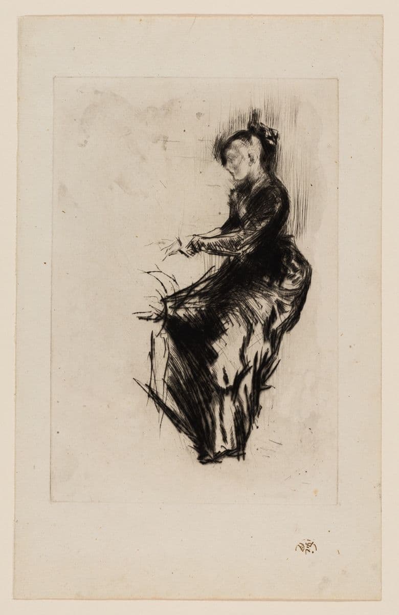 The Piano — James Abbott McNeill Whistler