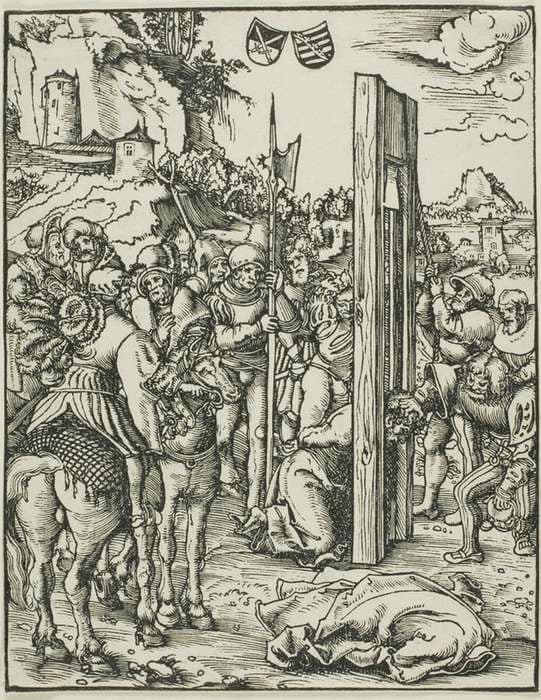 Saint Matthias, from The Martyrdom of the Apostles — Lucas Cranach the Elder