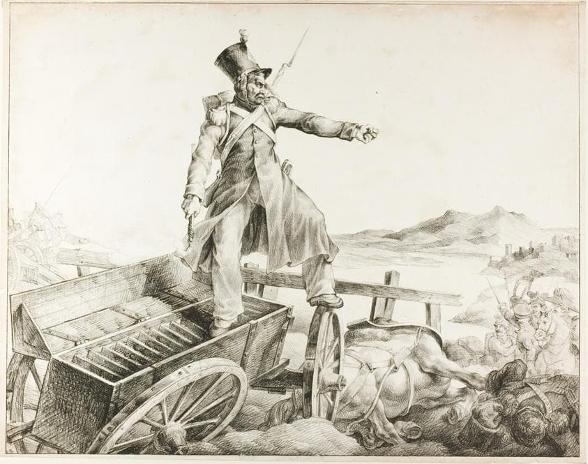 The Artillery Caisson — Théodore Géricault