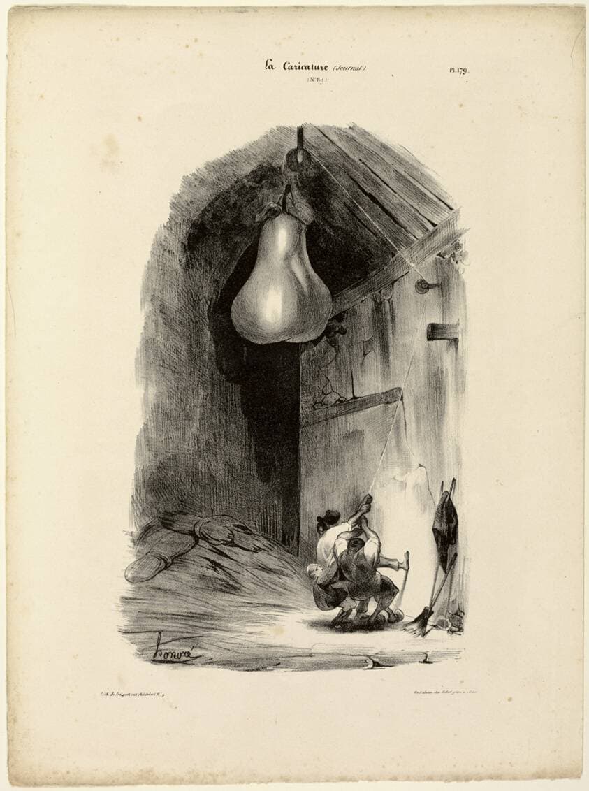 “Heave-ho!..Heave-ho! Heave-ho!,” plate 179 — Honoré Daumier