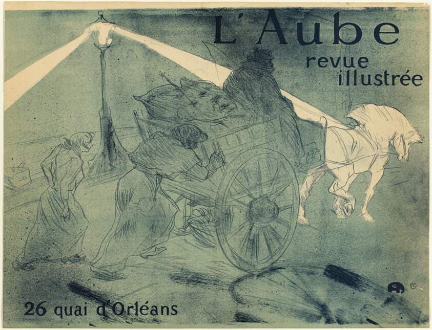 L'Aube — Henri de Toulouse-Lautrec