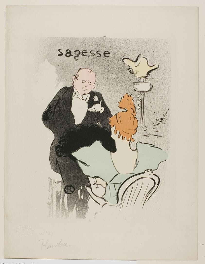Wisdom — Henri de Toulouse-Lautrec