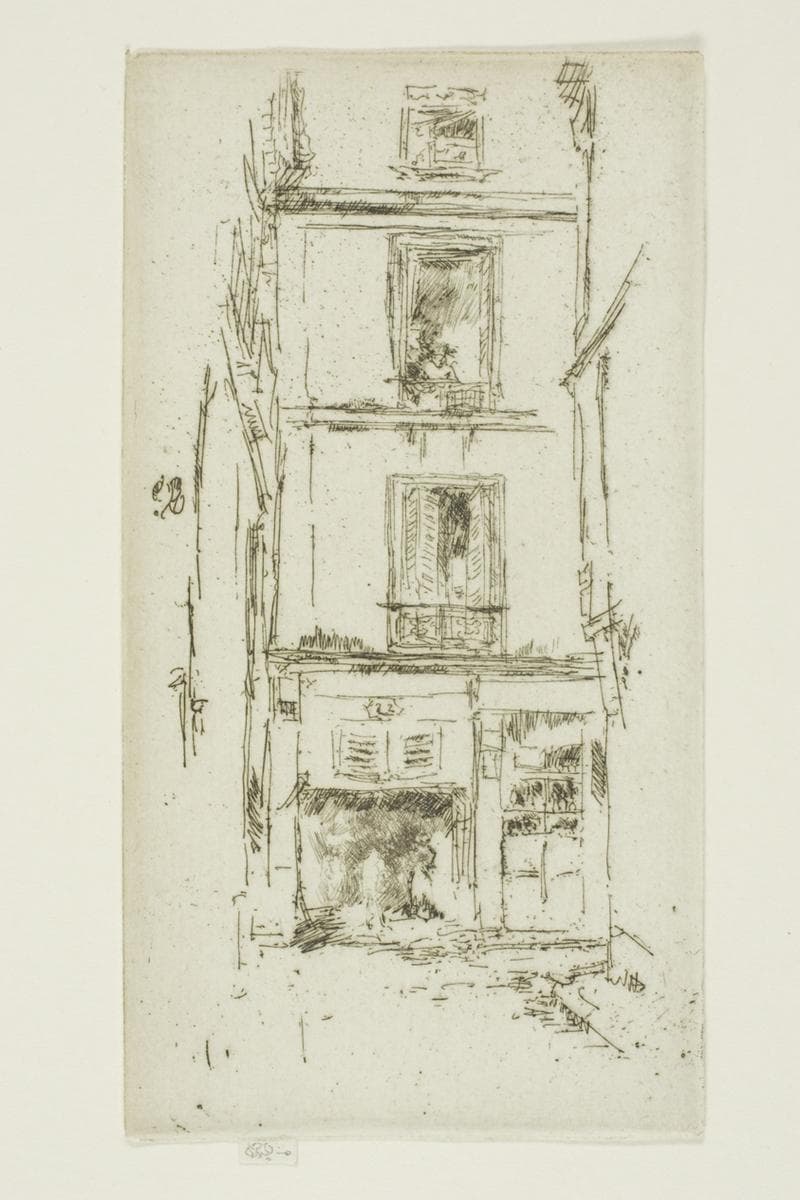 Rue des Bons Enfants, Tours — James Abbott McNeill Whistler