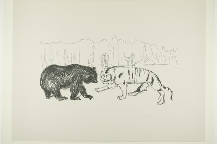 The Tiger and the Bear — Edvard Munch