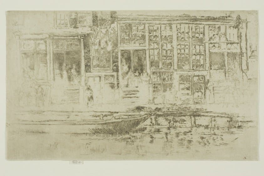 Jews' Quarter, Amsterdam — James Abbott McNeill Whistler