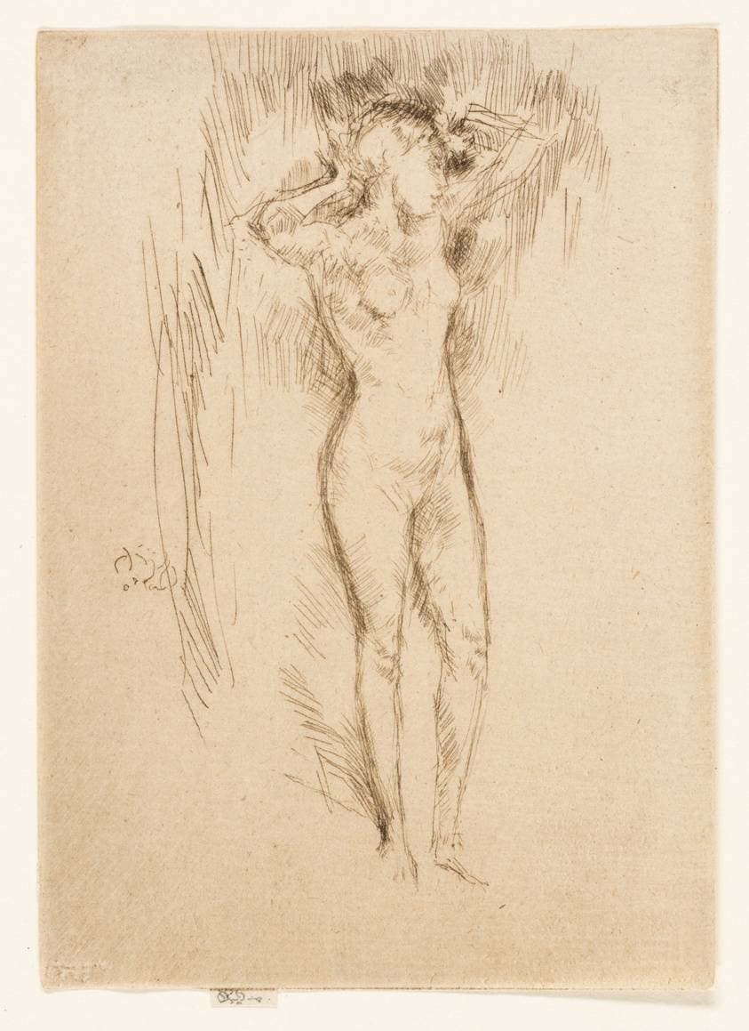 Binding the Hair — James Abbott McNeill Whistler
