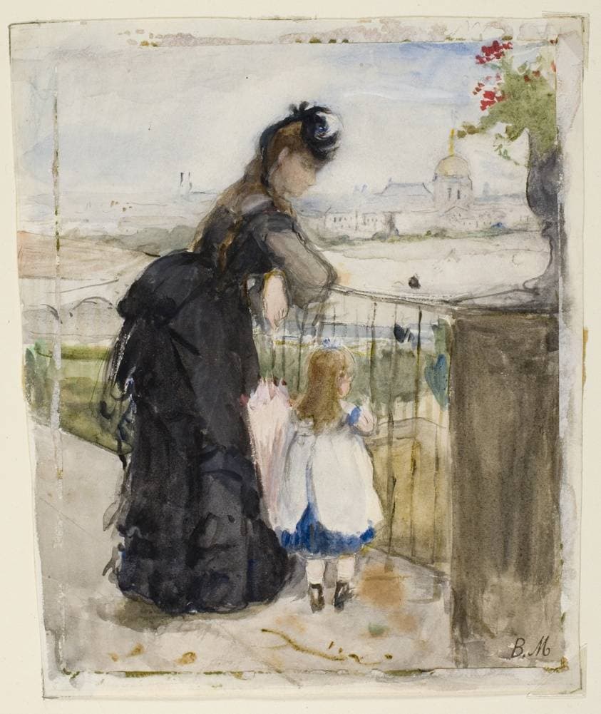 On the Balcony — Berthe Morisot