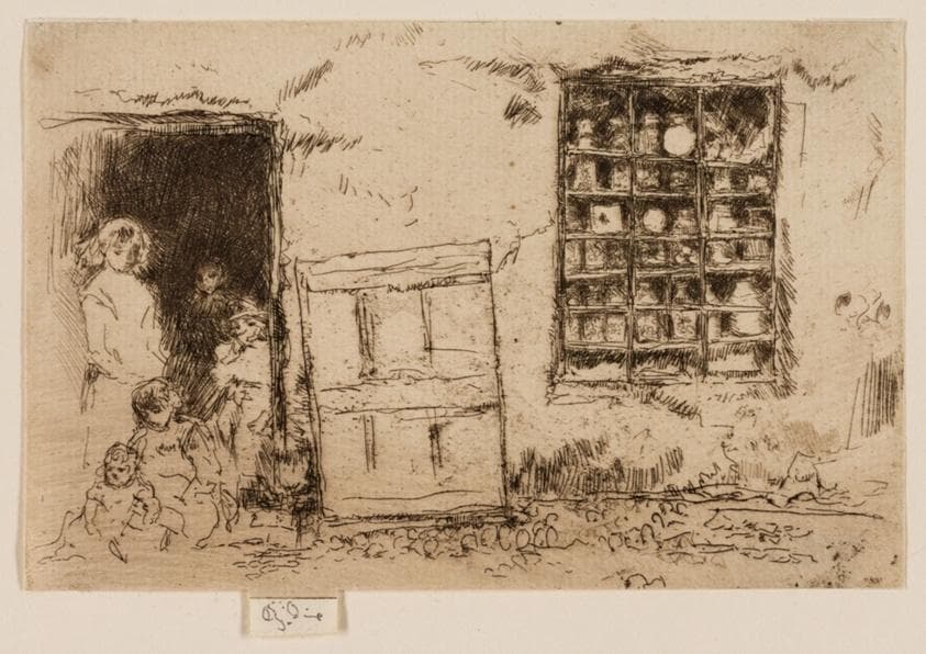 The Village Sweet Shop — James Abbott McNeill Whistler