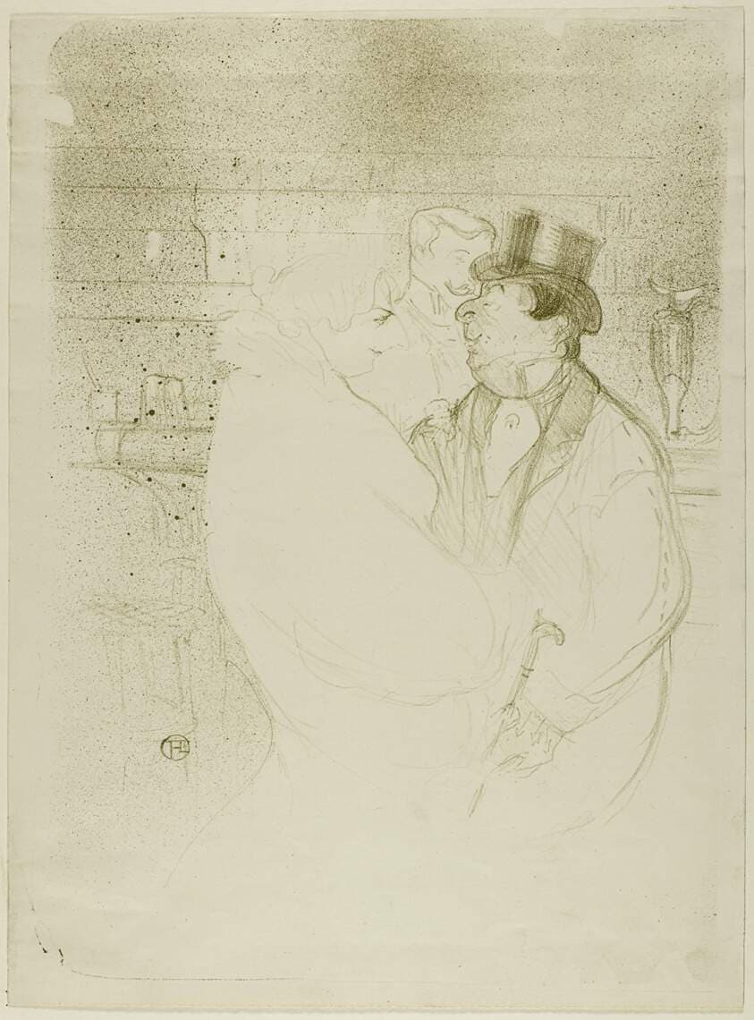 Ida Heath at the Bar — Henri de Toulouse-Lautrec