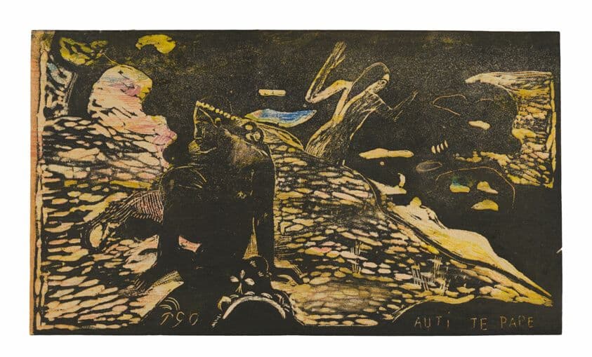Auti te pape (Women at the River), from the Noa Noa Suite — Paul Gauguin