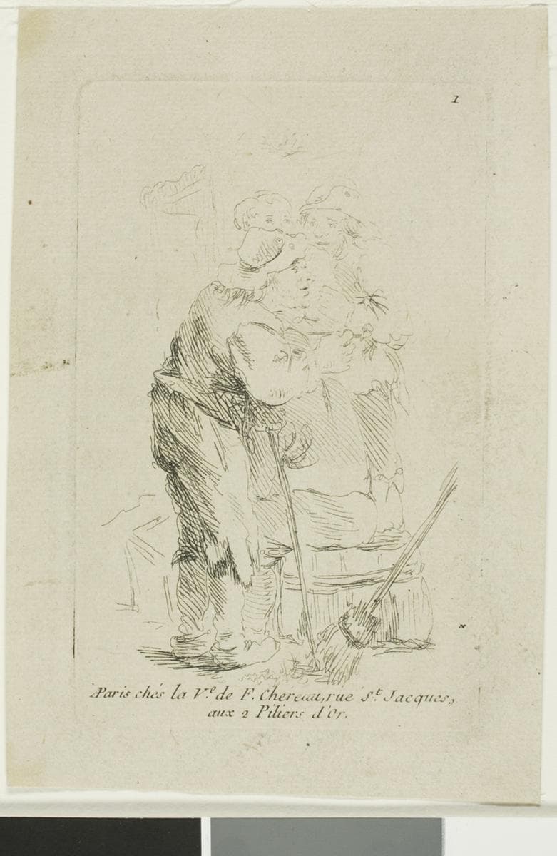 A Poorly Dressed Peasant — François Boucher