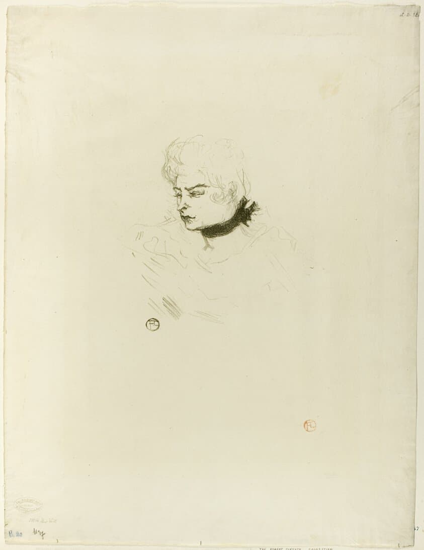 Mademoiselle Pois Vert — Henri de Toulouse-Lautrec