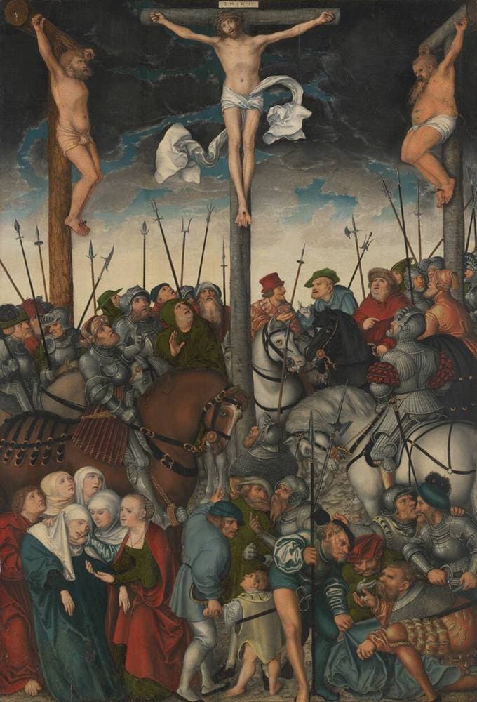 The Crucifixion — Lucas Cranach the Elder