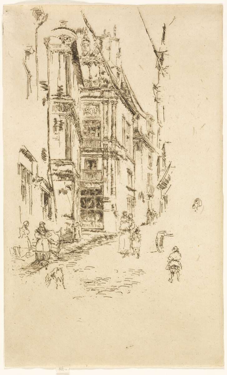 Chancellerie, Loches — James Abbott McNeill Whistler