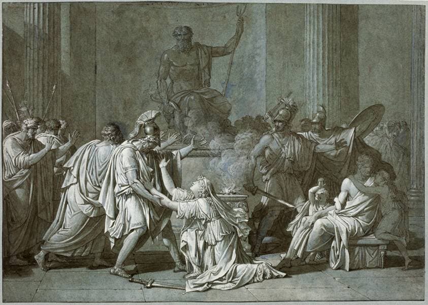 Cléombrote and Léonidas — François-Xavier Fabre