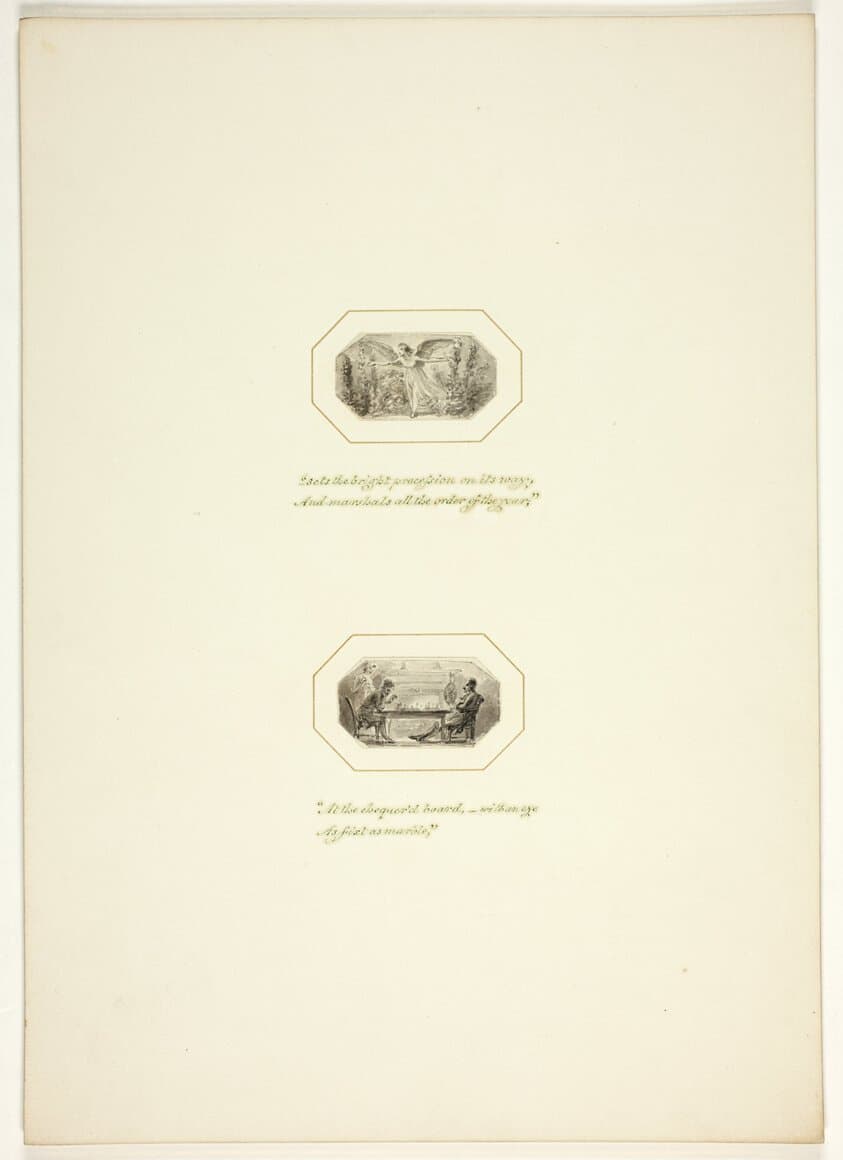 Study for a plate from The Task — Thomas Stothard