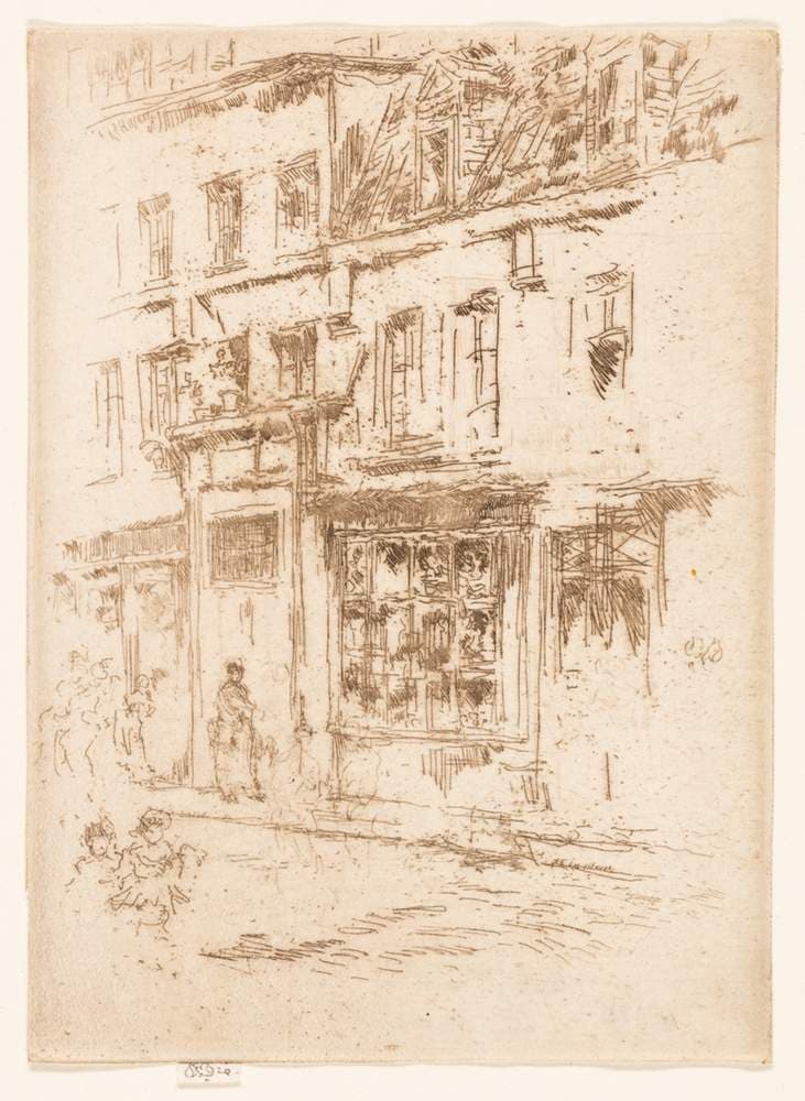 Petite Rue au Beurre, Brussels — James Abbott McNeill Whistler