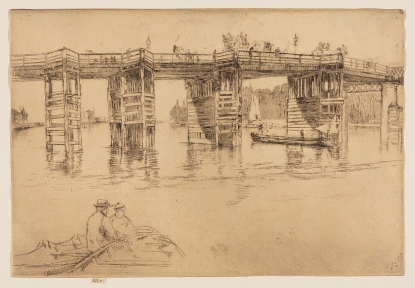 Old Putney Bridge — James Abbott McNeill Whistler