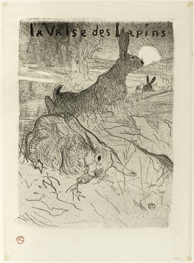 The Rabbits' Waltz — Henri de Toulouse-Lautrec